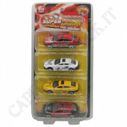 Super Driving - Set 4 Colored Cars - 3+