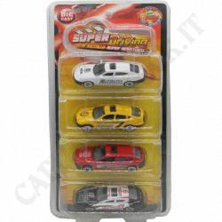 Super Driving - Set 4 Macchinine Colorate - 3+