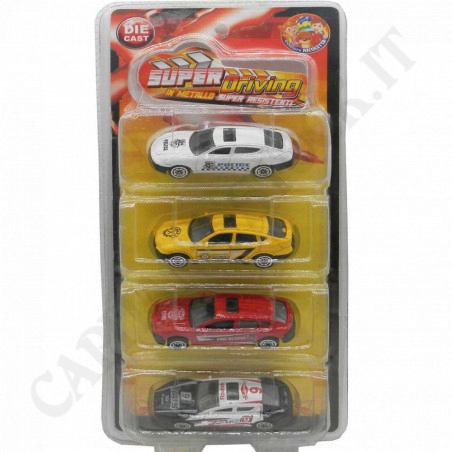 Buy Super Driving - Set 4 Colored Cars - 3+ at only €4.90 on Capitanstock