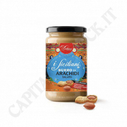 I Siciliani By Dolgam - Salted Peanut Butter - 100% Peanuts - 300 g