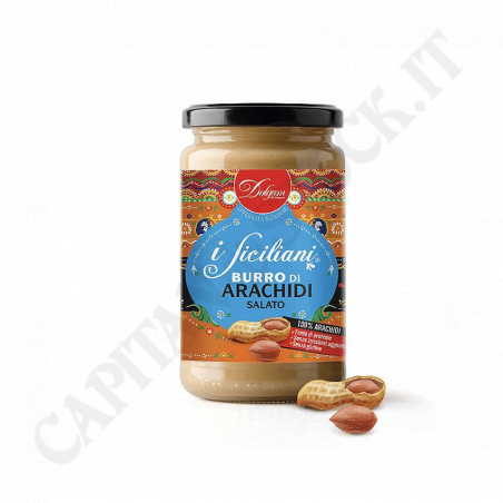 Buy I Siciliani By Dolgam - Salted Peanut Butter - 100% Peanuts - 300 g at only €5.90 on Capitanstock