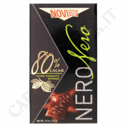 Novi - Nero Nero - Extra Fondente Intenso 80% di Cacao - 75 g