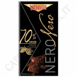 Novi - Nero Nero - Extra Fondente Delicato 70% di Cacao - 75 g
