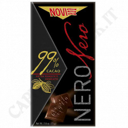 Novi - Nero Nero - Extra Fondente Vigoroso 99% di Cacao - 75 g