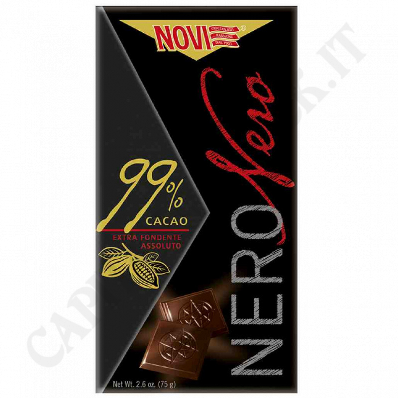 Novi - Black Black - Vigorous Extra Dark 99% Cocoa - 75 g