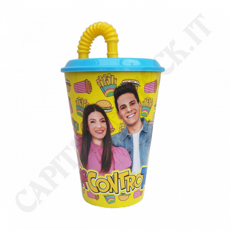 Buy Me Contro Te - Colored Glass With Drinking Straw at only €3.99 on Capitanstock Buy Me Contro Te - Colored Glass With Drinking Straw at only €3.99 on Capitanstock