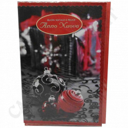 Christmas Card - Maxi Format - Red Color