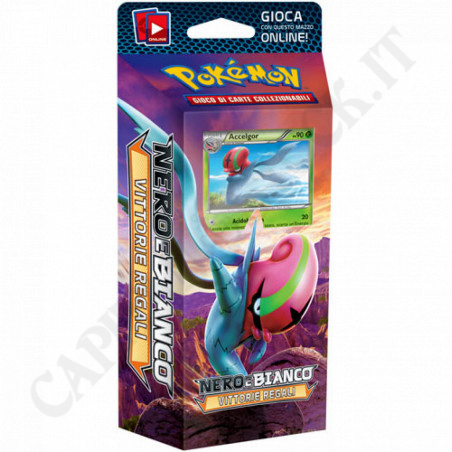 Acquista Pokèmon - Deck Nero e Bianco Vittorie Regali Brusca Sorpresa - Accelgor Pv 90 a soli 16,90 € su Capitanstock 