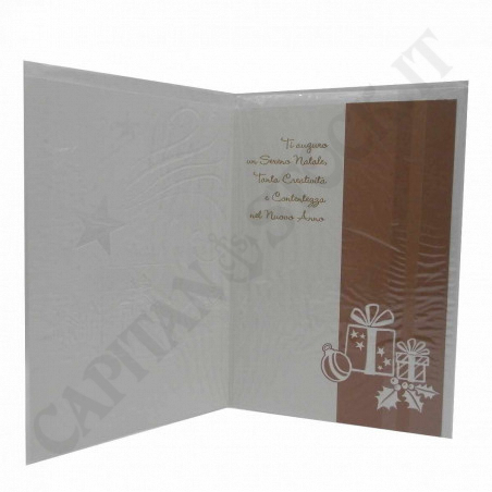 Acquista Biglietto di Auguri di Natale A5 con Busta - Paesaggio Natalizio a soli 1,90 € su Capitanstock 