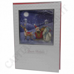 A5 Christmas Greeting Cards with Envelope - Sleigh