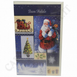 Christmas A5 Greeting Cards with Envelope - Santa Claus