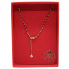 Buy Tesori - Woman Necklace In 925 ‰ Rosè Silver And Onyx - ID 4653 at only €26.00 on Capitanstock