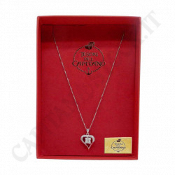 Tesori - Woman Necklace In 925 ‰ Silver Heart Pendant With Zircons - ID 4661