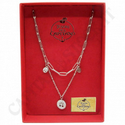 Tesori - Woman Steel Double Chain Necklace With Tree Of Life - ID 4852