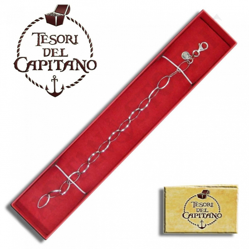 Tesori - Braccialetto Donna In Argento 925 ‰ - Maglia Forzatina ID 4668 Tesori - Braccialetto Donna In Argento 925 ‰ - Maglia Forzatina ID 4668