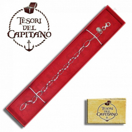 Acquista Tesori - Braccialetto Donna In Argento 925 ‰ - Maglia Forzatina ID 4668 a soli 42,00 € su Capitanstock  Acquista Tesori - Braccialetto Donna In Argento 925 ‰ - Maglia Forzatina ID 4668 a soli 42,00 € su Capitanstock