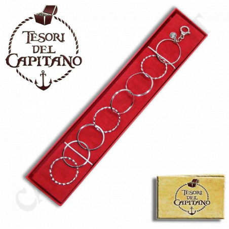 Acquista Tesori - Braccialetto Donna In Argento 925 ‰ - Maglia a Cerchi ID 4677 a soli 42,00 € su Capitanstock Acquista Tesori - Braccialetto Donna In Argento 925 ‰ - Maglia a Cerchi ID 4677 a soli 42,00 € su Capitanstock