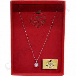 Tesori del Capitano® - 925 ‰ Silver Woman Necklace With Large Set Light Point - ID 4704