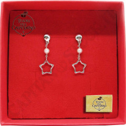 Tesori - Woman Earrings in 925 ‰ Silver Small Star Pendant -ID 4706