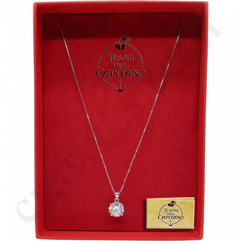 Tesori - Woman Necklace In 925 ‰ Silver With Embedded Light Point Maxi Size - ID 4707 Tesori - Woman Necklace In 925 ‰ Silver With Embedded Light Point Maxi Size - ID 4707