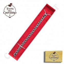 Buy Tesori del Capitano® - Men's Bracelet in Steel Rolò Mesh Silver Color - ID 4717 at only €26.00 on Capitanstock