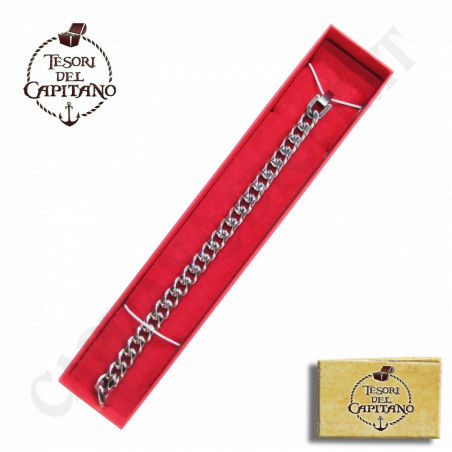 Acquista Tesori del Capitano® - Bracciale Uomo In Acciaio Maglia Rolò Colore Argento - ID 4717 a soli 26,00 € su Capitanstock Acquista Tesori del Capitano® - Bracciale Uomo In Acciaio Maglia Rolò Colore Argento - ID 4717 a soli 26,00 € su Capitanstock