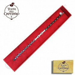 Buy Tesori del Capitano® - Men's Bracelet in Steel and White Ceramic - ID 4738 at only €24.50 on Capitanstock