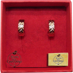 Tesori del Capitano® - Woman Earrings Steel Headbands Rosè Earwork - ID 4760