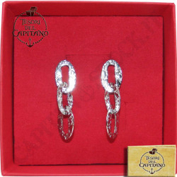 Tesori del Capitano® - Woman Stainless Steel Pendant Earrings - ID 4768