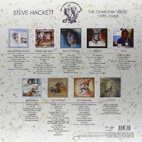 Buy Steve Hackett - The Charisma Years 1975 - 1983 - Box of 11 Vinyls at only €88.20 on Capitanstock