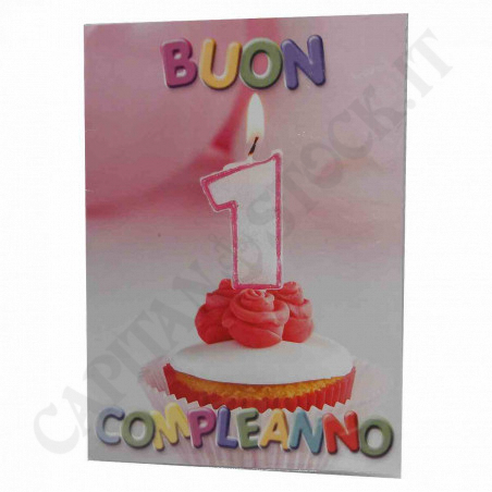 Buy Birthday Greeting Card with Envelope - 1 Year - Baby Girl at only €1.90 on Capitanstock Buy Birthday Greeting Card with Envelope - 1 Year - Baby Girl at only €1.90 on Capitanstock