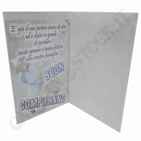Buy Birthday Greeting Card with Envelope - 1 Year - Baby Boy at only €1.90 on Capitanstock