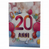 Acquista Biglietto di Auguri di Compleanno con Busta - 20 Anni a soli 1,90 € su Capitanstock 