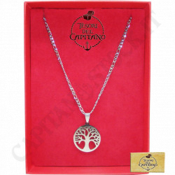 Buy Tesori del Capitano® - Woman Steel Tree Of Life Necklace - ID 4784 at only €16.00 on Capitanstock