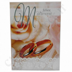 Wedding Greeting Card with White Envelope - Happy Marriage