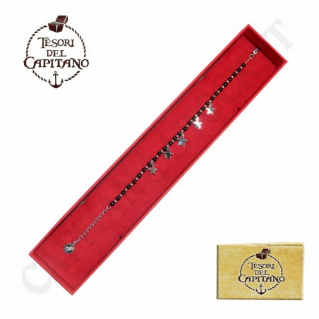 Acquista Tesori del Capitano® - Bracciale Donna in Acciaio con Charm a Forma di Stelle - ID 4790 a soli 16,90 € su Capitanstock Acquista Tesori del Capitano® - Bracciale Donna in Acciaio con Charm a Forma di Stelle - ID 4790 a soli 16,90 € su Capitanstock