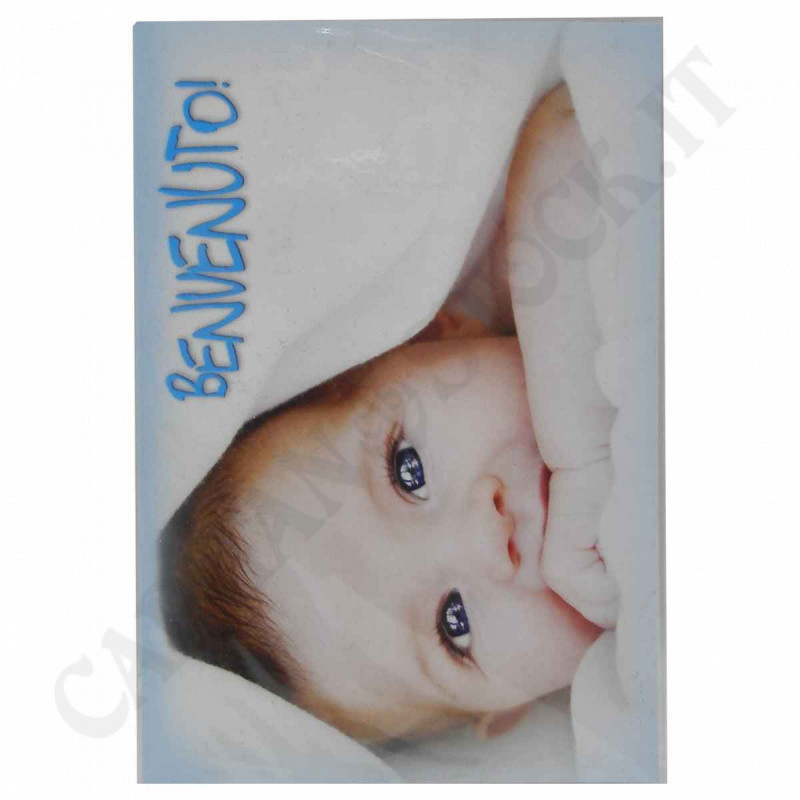 Biglietto di Auguri con Busta Bianca - Benvenuto! Biglietto di Auguri con Busta Bianca - Benvenuto!