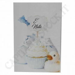 Greeting Card with White Envelope - He was born!