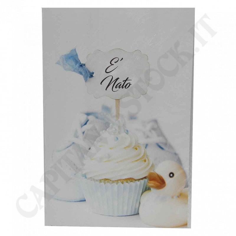 Greeting Card with White Envelope - He was born!