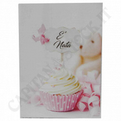 Greeting Card with White Envelope - She is born!