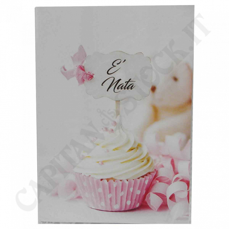 Greeting Card with White Envelope - She is born!