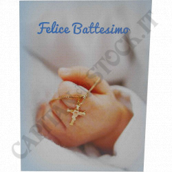 Greeting Card with White Envelope - Happy Baptism