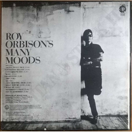 Acquista Roy Orbison ‎- Roy Orbinson's Many Moods - Vinile a soli 16,90 € su Capitanstock 