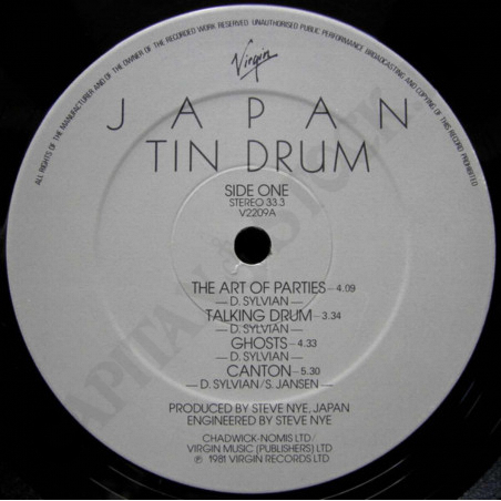 Acquista Japan - Tin Drums - VInile a soli 23,90 € su Capitanstock 
