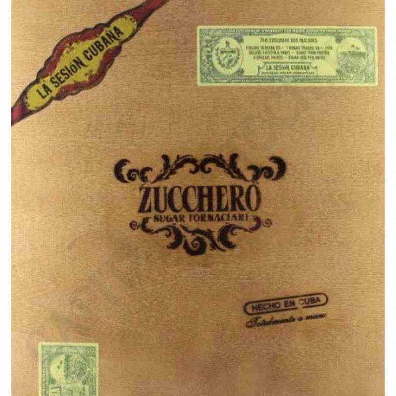 Zucchero - Sugar Fornaciari - La Sesion Cubana - Handmade Box Set (Limited Edition 2CD + DVD + Vinyl + PenDrive) Zucchero - Sugar Fornaciari - La Sesion Cubana - Handmade Box Set (Limited Edition 2CD + DVD + Vinyl + PenDrive)