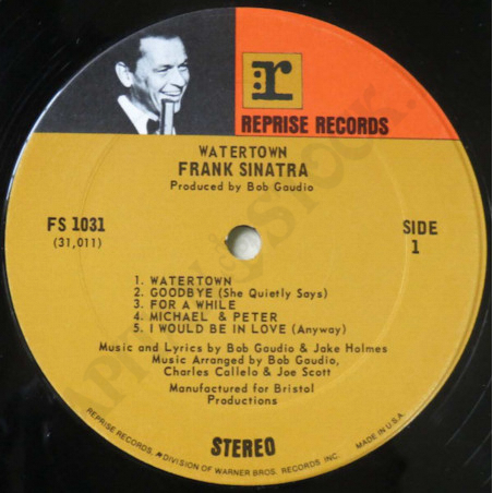 Acquista Frank Sinatra ‎– Watertown - Vinile a soli 18,90 € su Capitanstock 