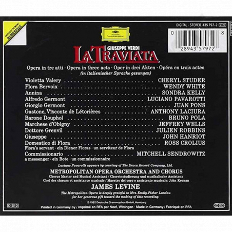 Buy La Traviata - Giuseppe Verdi - 2 CD Box Set + Libretto (Complete Opera) Small Imperfection at only €16.90 on Capitanstock