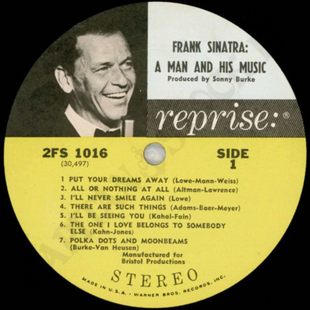 Acquista Frank Sinatra ‎– Sinatra a Man And His Music - Vinile Doppio a soli 29,00 € su Capitanstock 