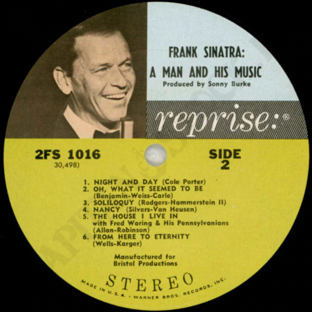 Acquista Frank Sinatra ‎– Sinatra a Man And His Music - Vinile Doppio a soli 29,00 € su Capitanstock 