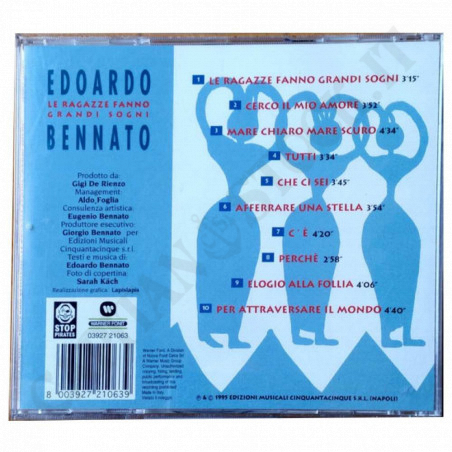 Acquista Edoardo Bennato - Le Ragazze Fanno Grandi Sogni - CD a soli 9,90 € su Capitanstock 